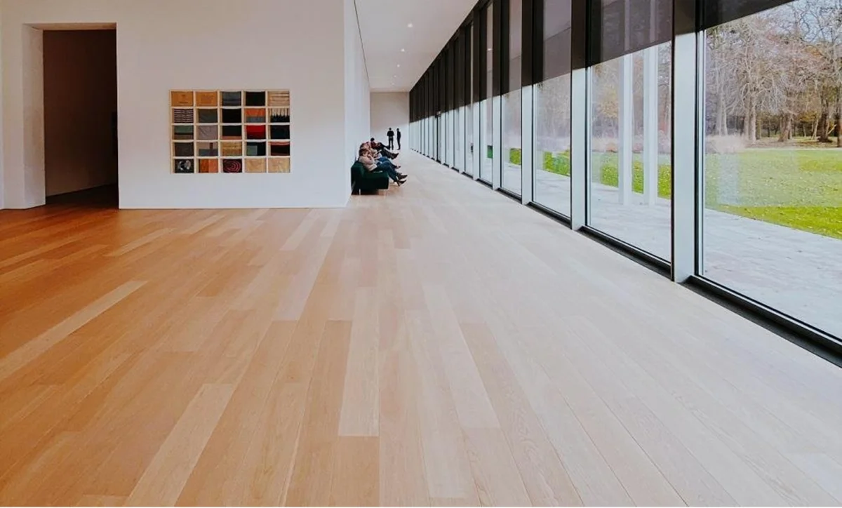 Large hallway with long lasting luxury vinyl flooring